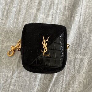 YSL Jamie Square Charm Coin Purse